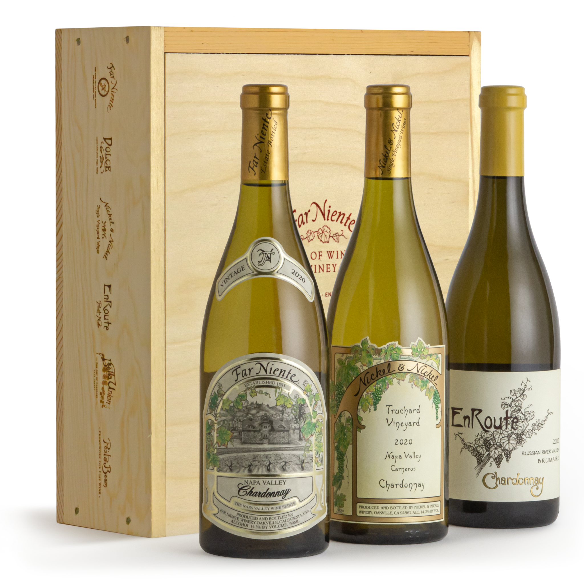 Gift Chardonnay Collection FN C 2020 NN Truchard C 2020 ER Brumaire C 2020